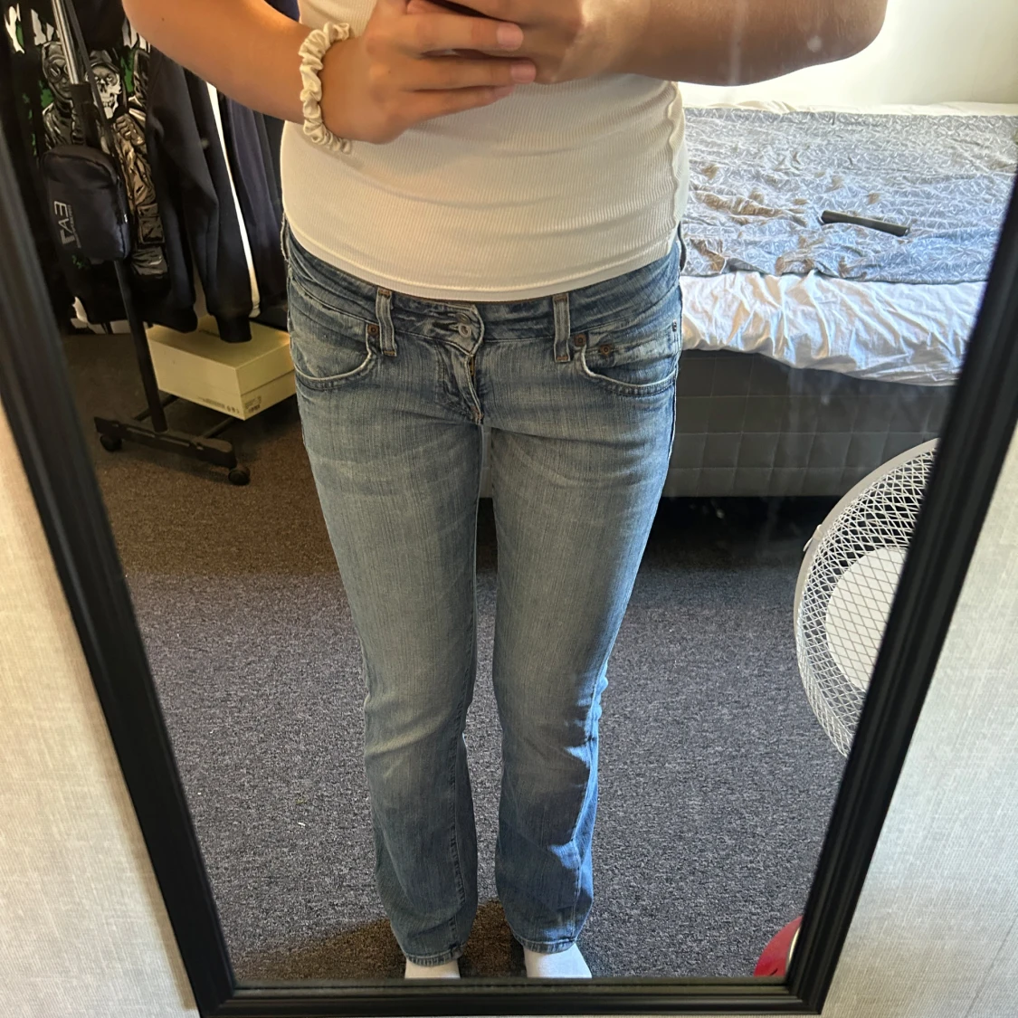 Lågmidjade jeans, Lee - 1