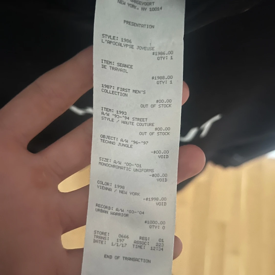 Svart hoodie från Helmut Lang - 2