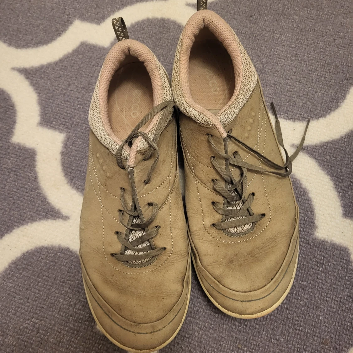 Beige sneakers från Ecco - 1