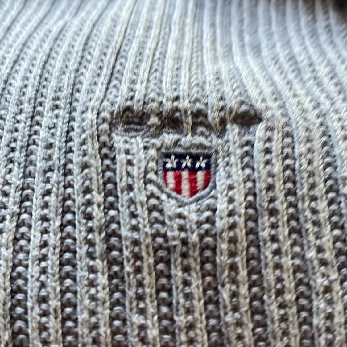 Grå gant tjocktröja - 3