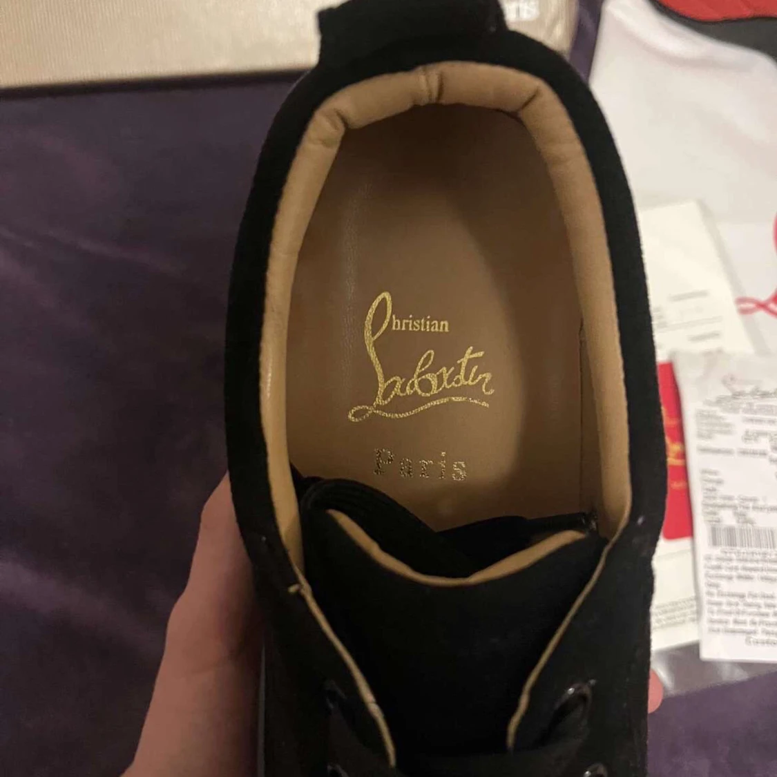 Svarta sneakers från Christian Louboutin - 4