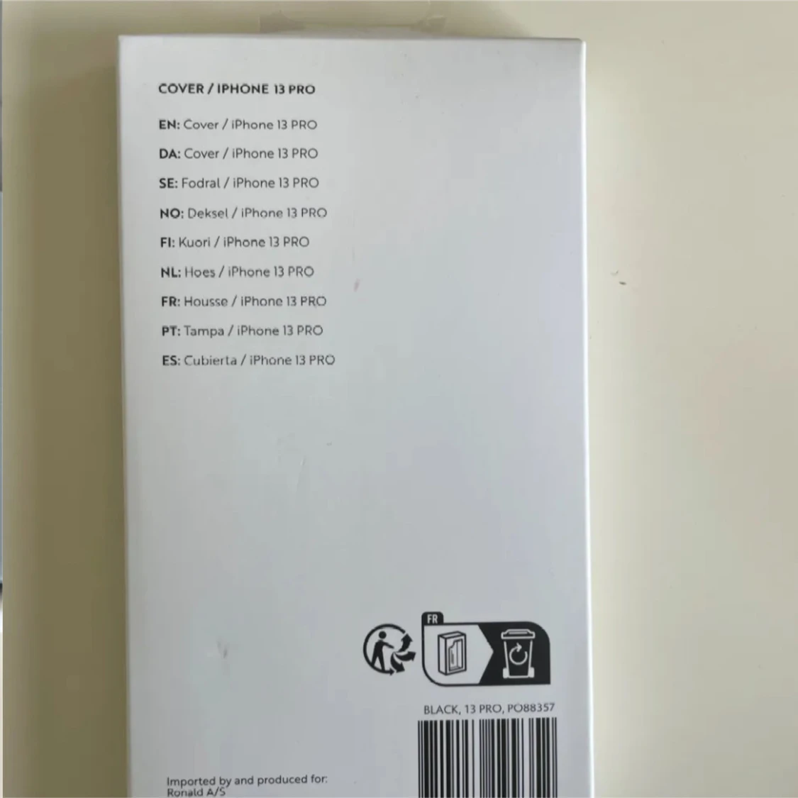 Svart mobilskal iPhone 13 Pro  - 2