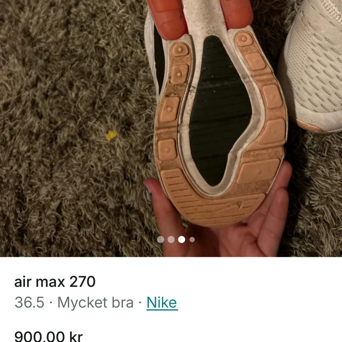 Nike Air Max 270 vita/rosa sneakers - 2