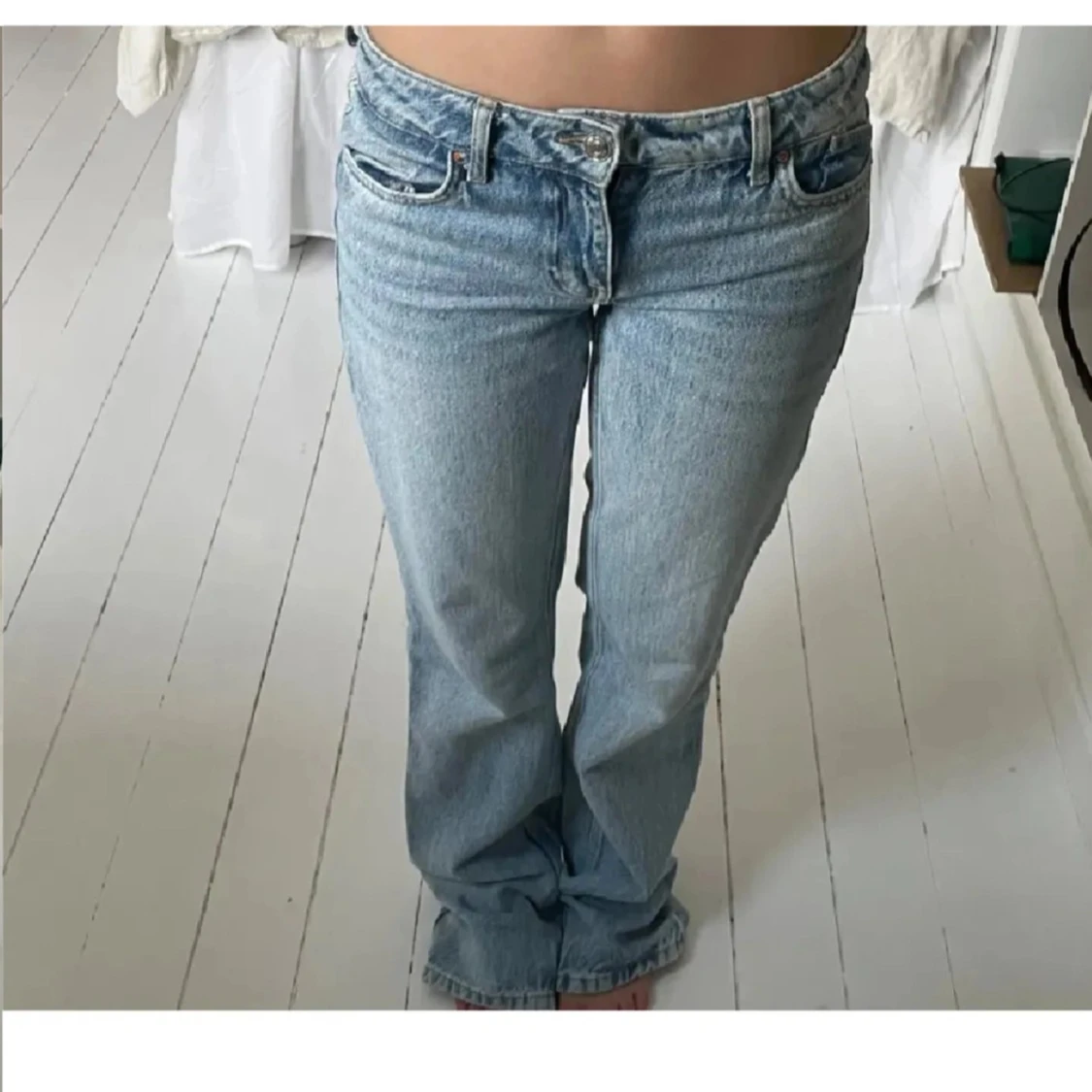  ljusblå jeans från zara🥰 - 1