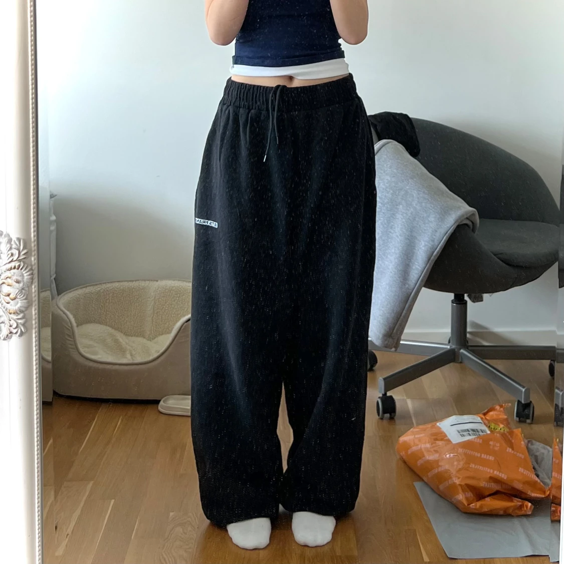 Iets frans Black Harri Baggy Jogger - 1