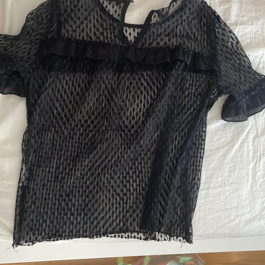 Svart spetsblus från ONLY - 1