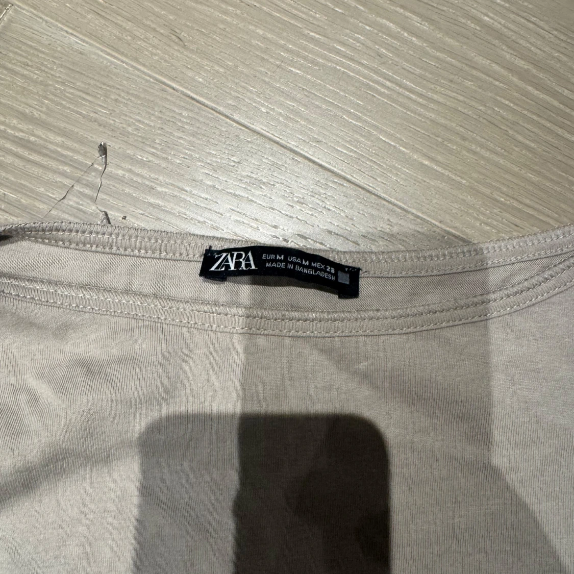 Beige långärmad topp från Zara - 3