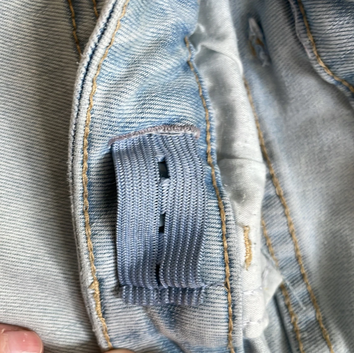 Lågmidjad jeanskjol - 3