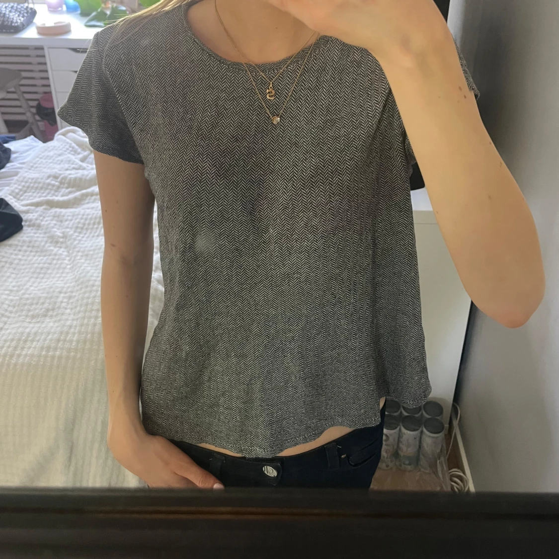 Finstickad T-Shirt - 1