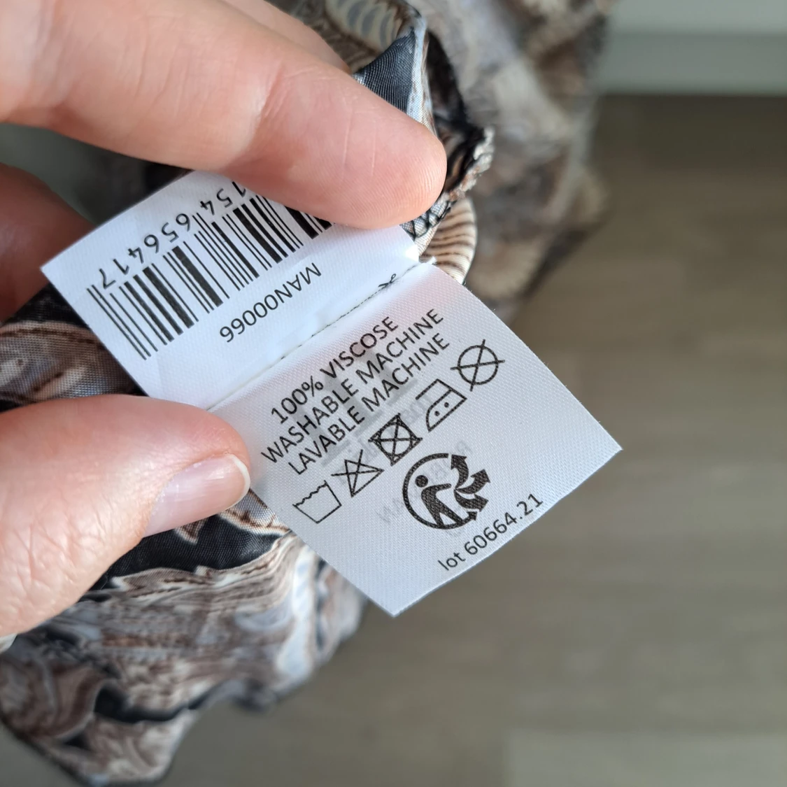 Mönstrad klänning Manoukian S - 3