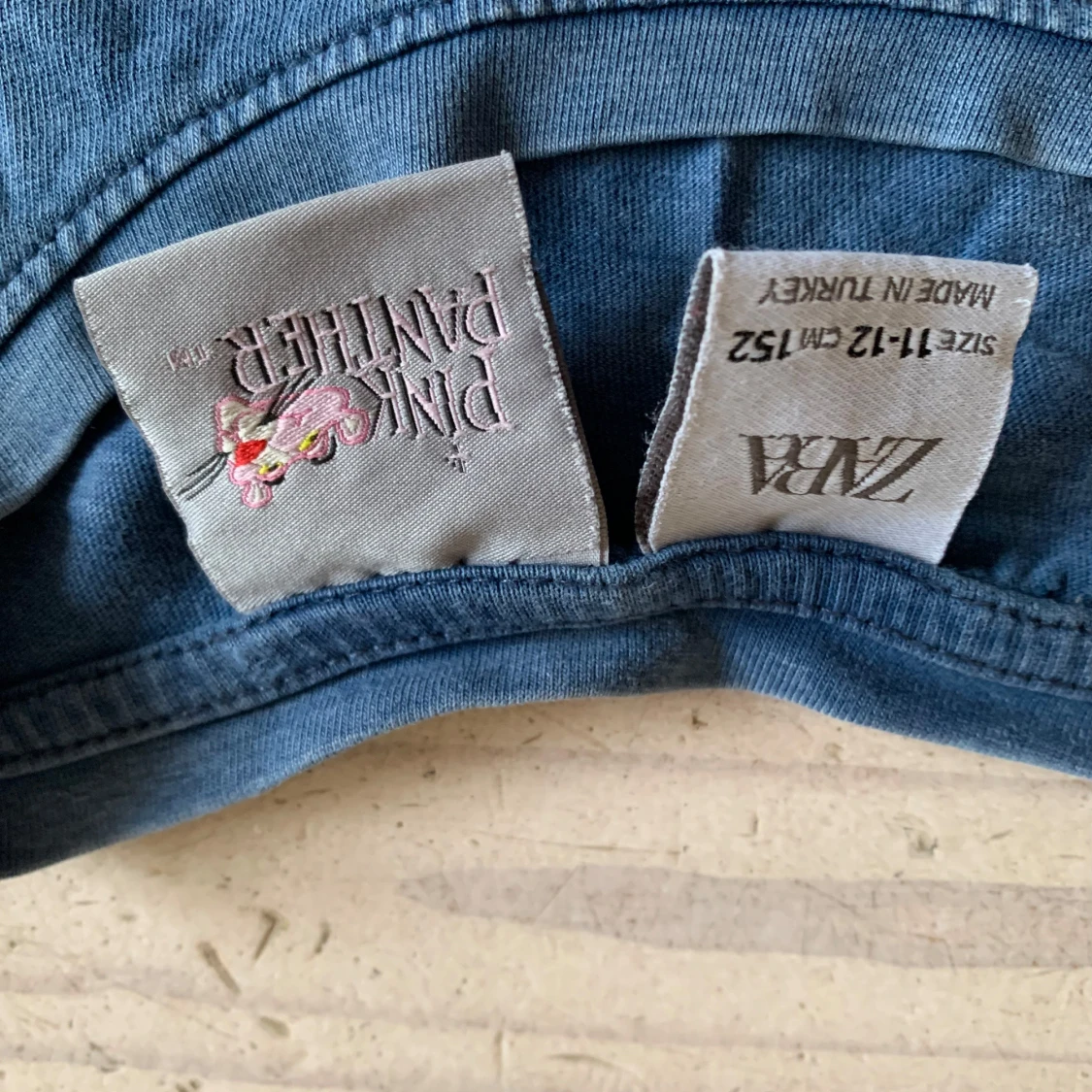 Blå Pink Panther topp/magtröja från Zara - 1