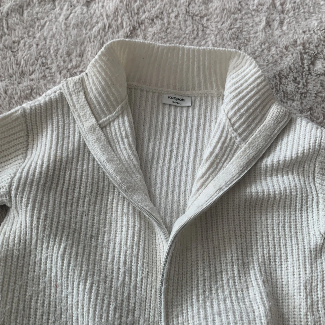 Vit ribbad kofta från Kappahl - 2