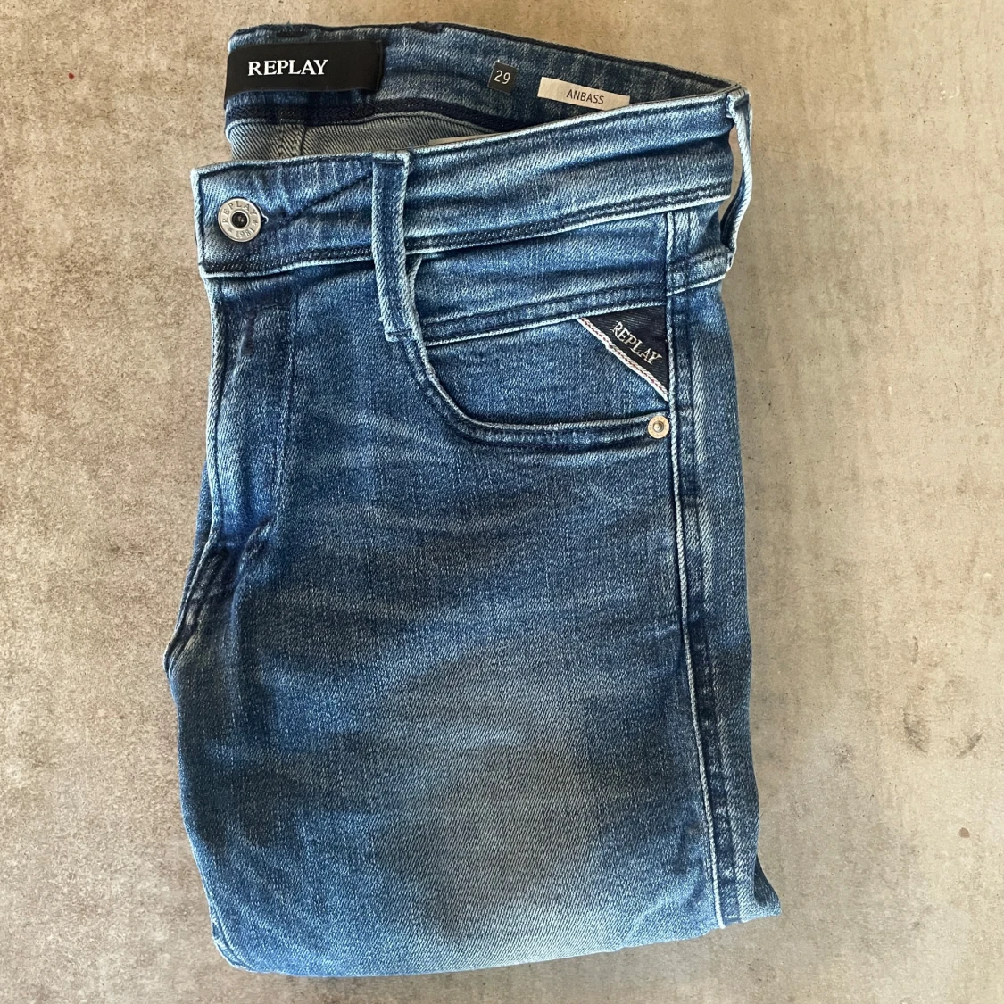 Blå jeans från Replay