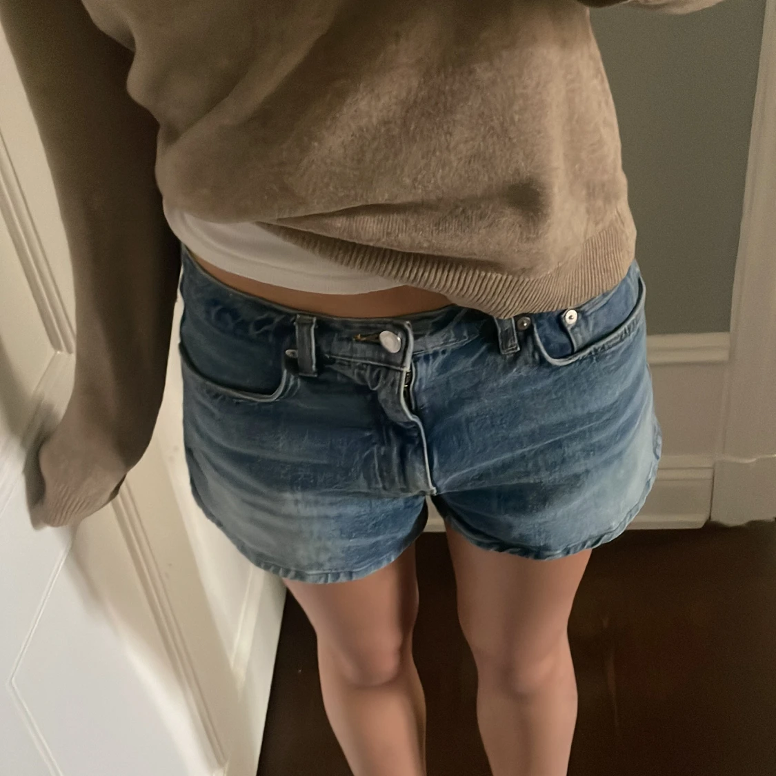 Blå jeansshorts arket - 2