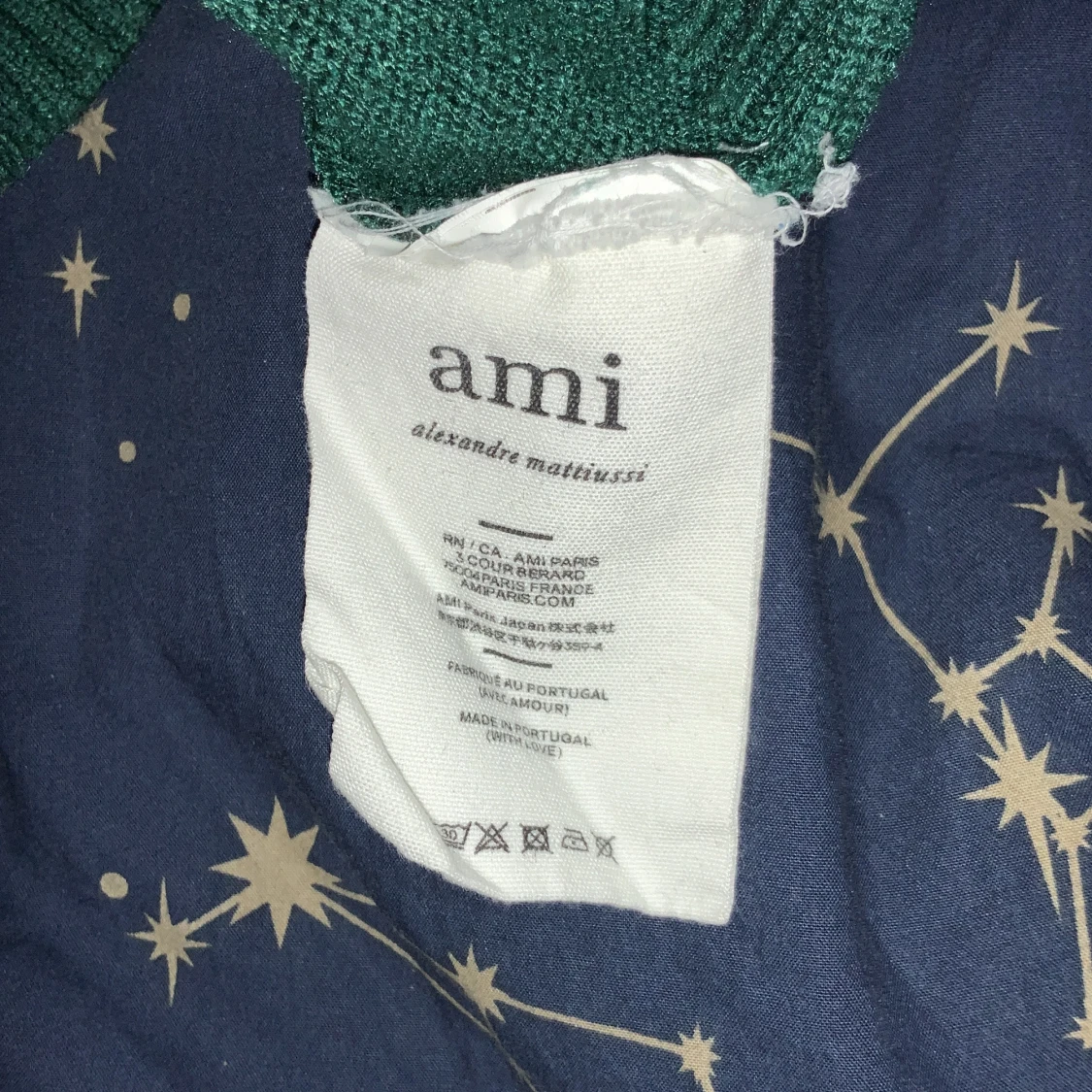 Grön stickad tröja från Ami - 3