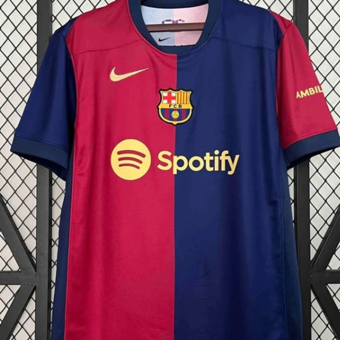 Blåröd FC Barcelona fotbollströja från Nike