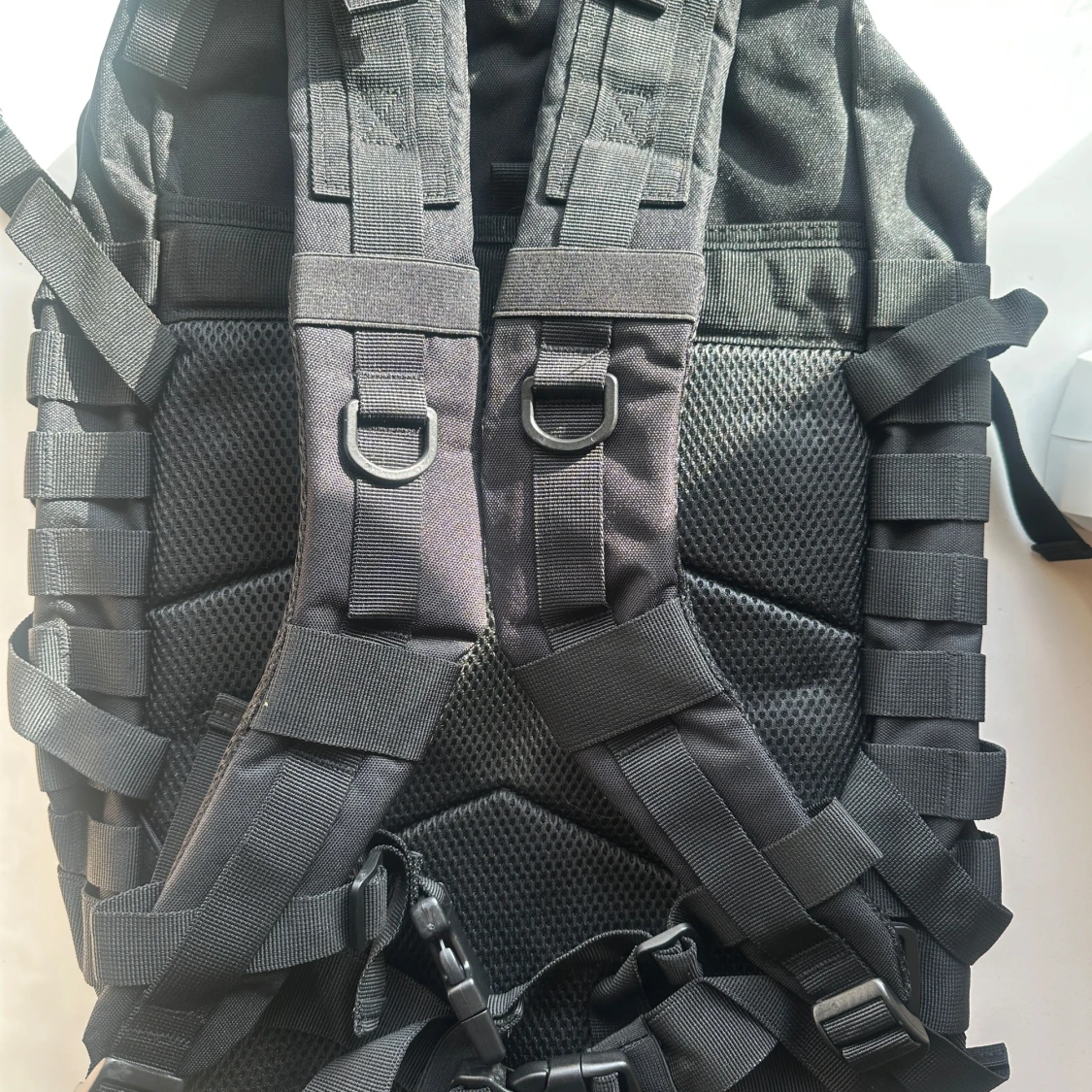 Svart ryggsäck med amerikansk flagga - 1