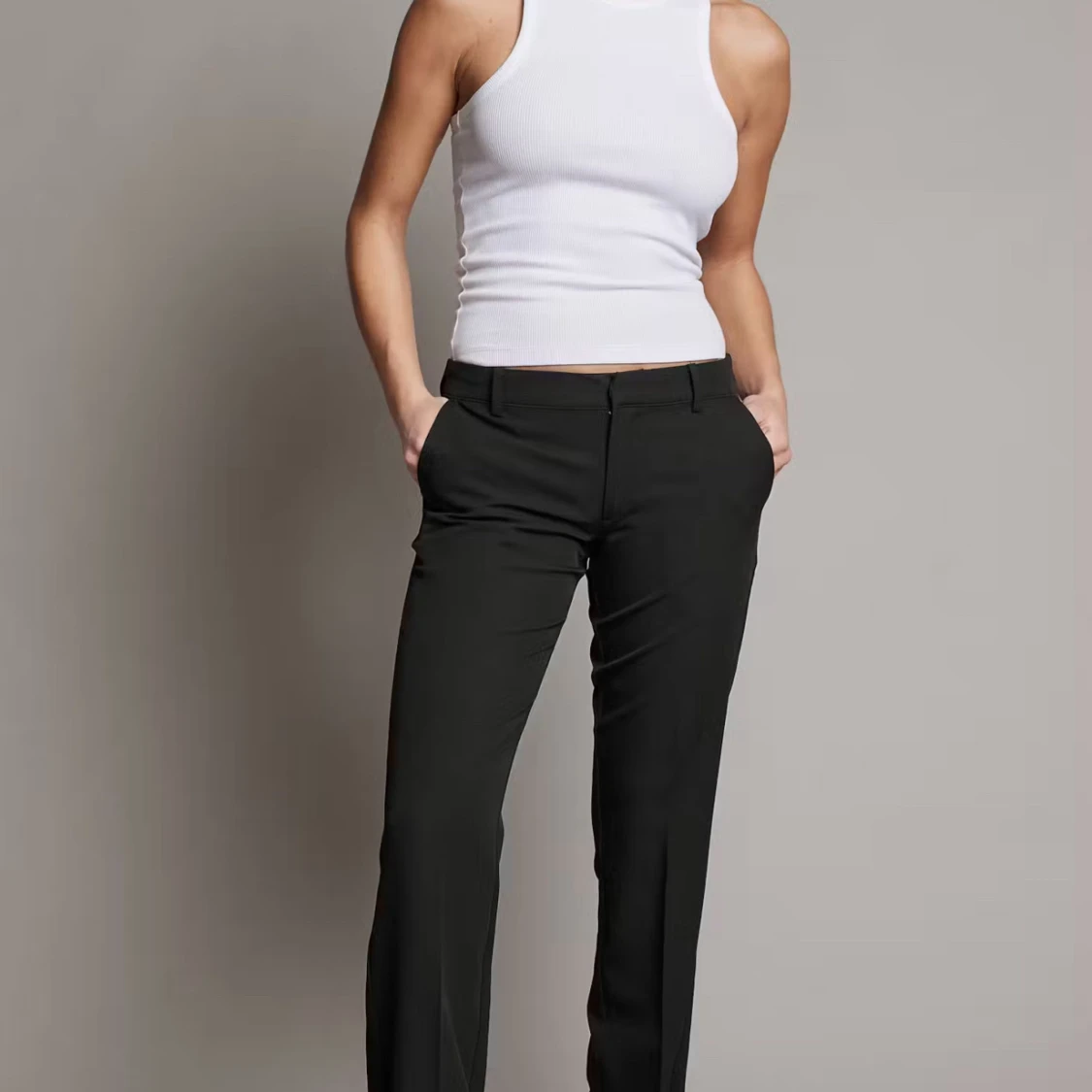 Svarta kostymbyxor - 1