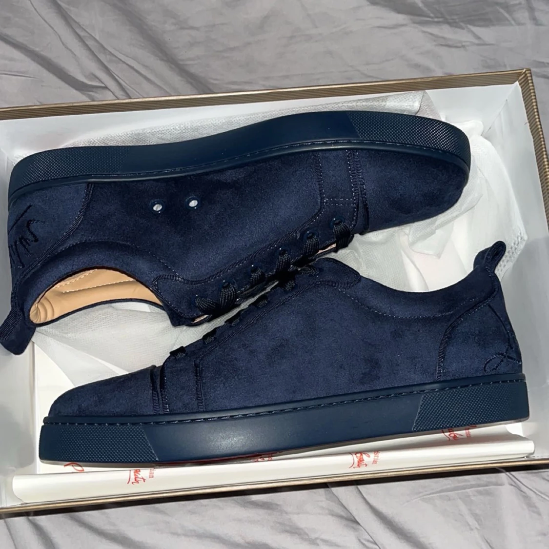 Mörkblå sneakers från Christian Louboutin - 2