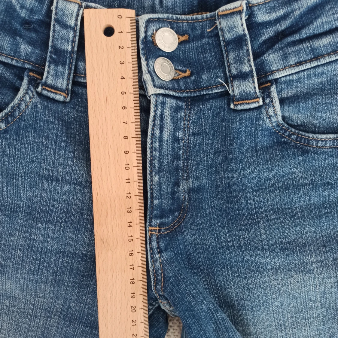 Lågmidjade blåa jeans från H&M - 4