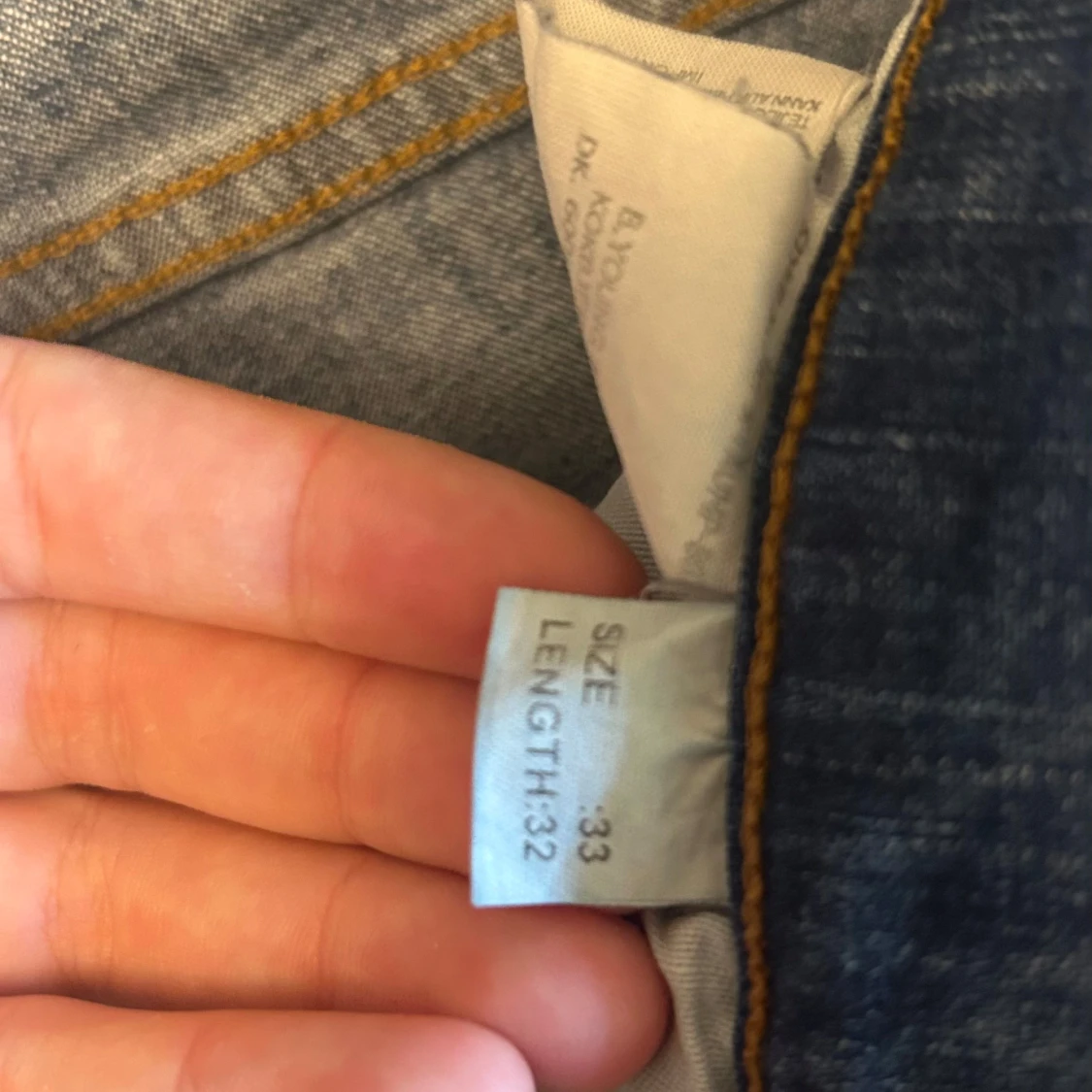 Blå bootcut jeans från ICHI - 3