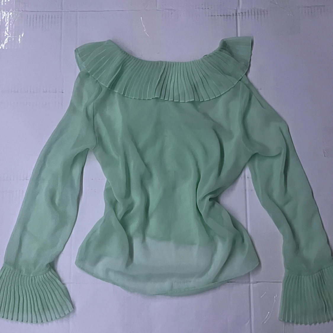 Fin turkose grön blus - 1