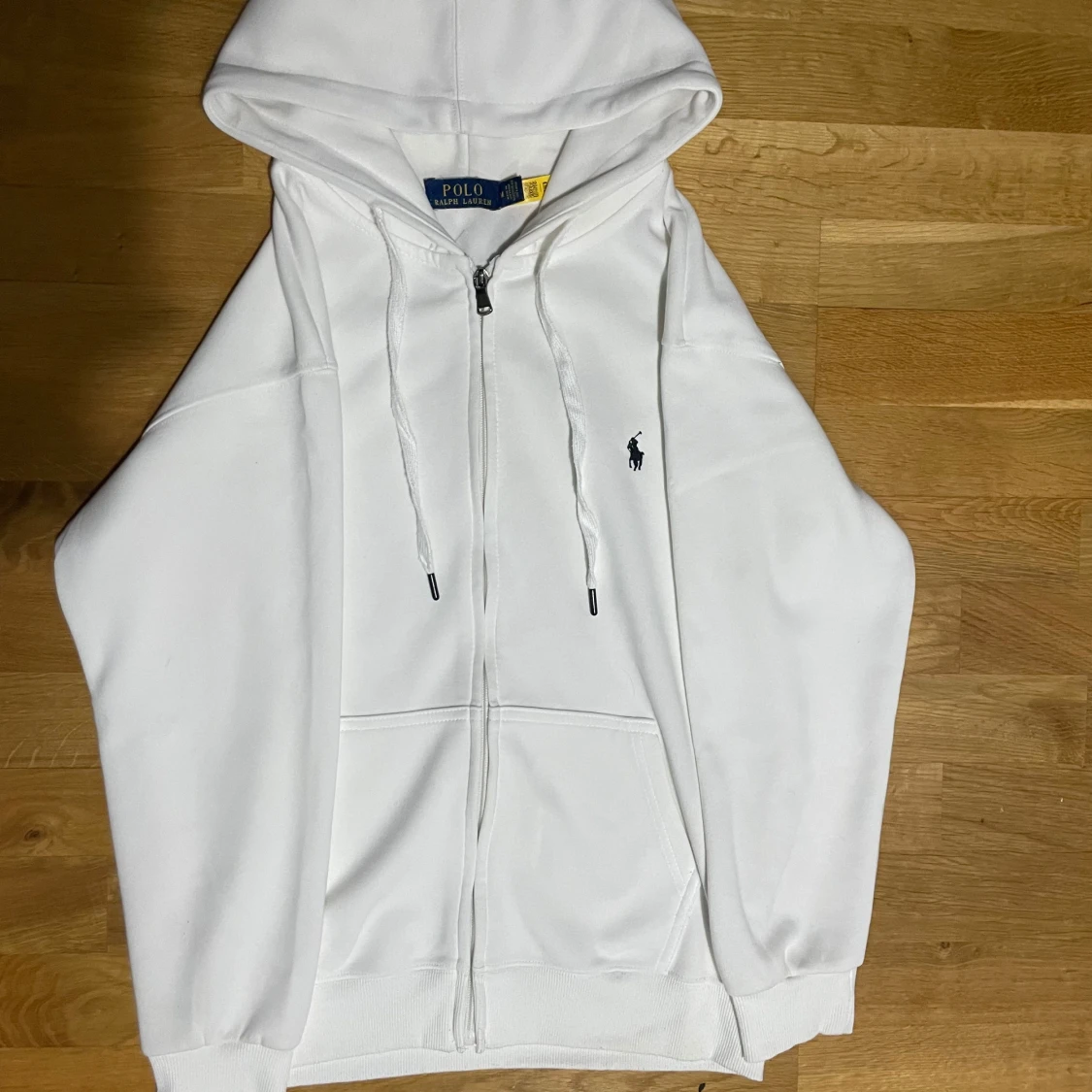 Vit hoodie från Polo Ralph Lauren