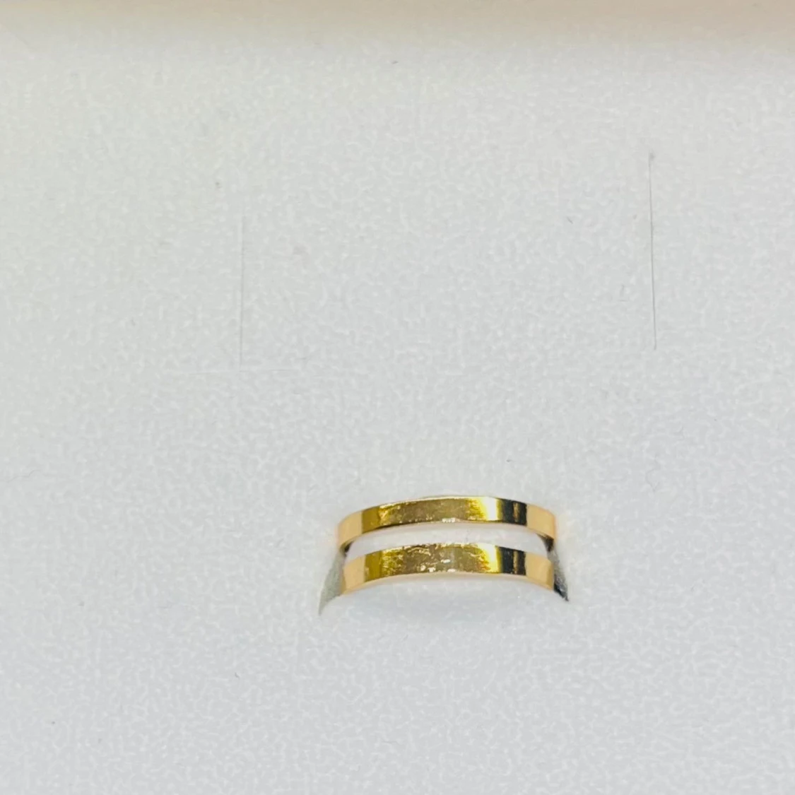 Guldig och silvrig öppen ring - 1