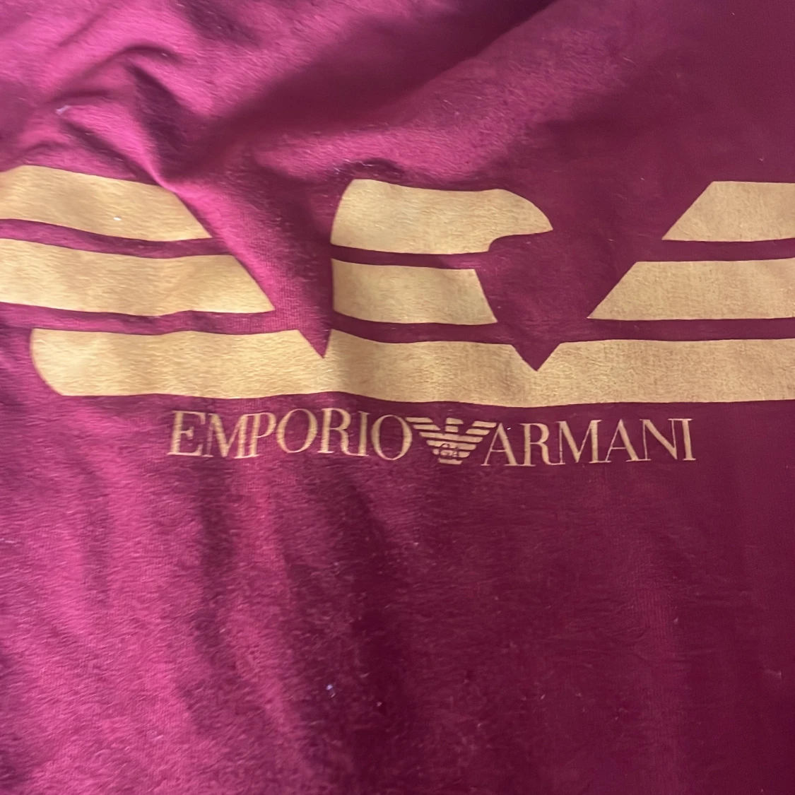 Vinröd Emporio Armani t-shirt - 3