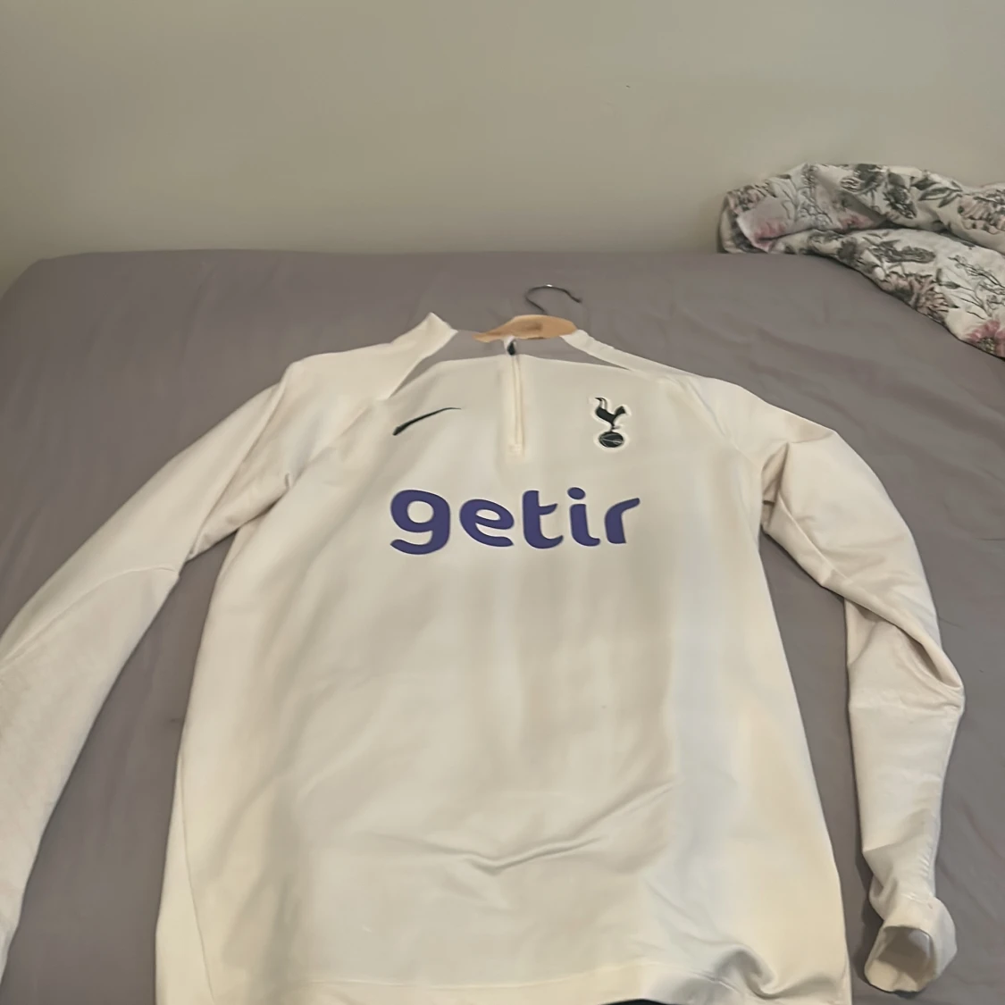 Vit Tottenham långärmad träningströja Nike - 2