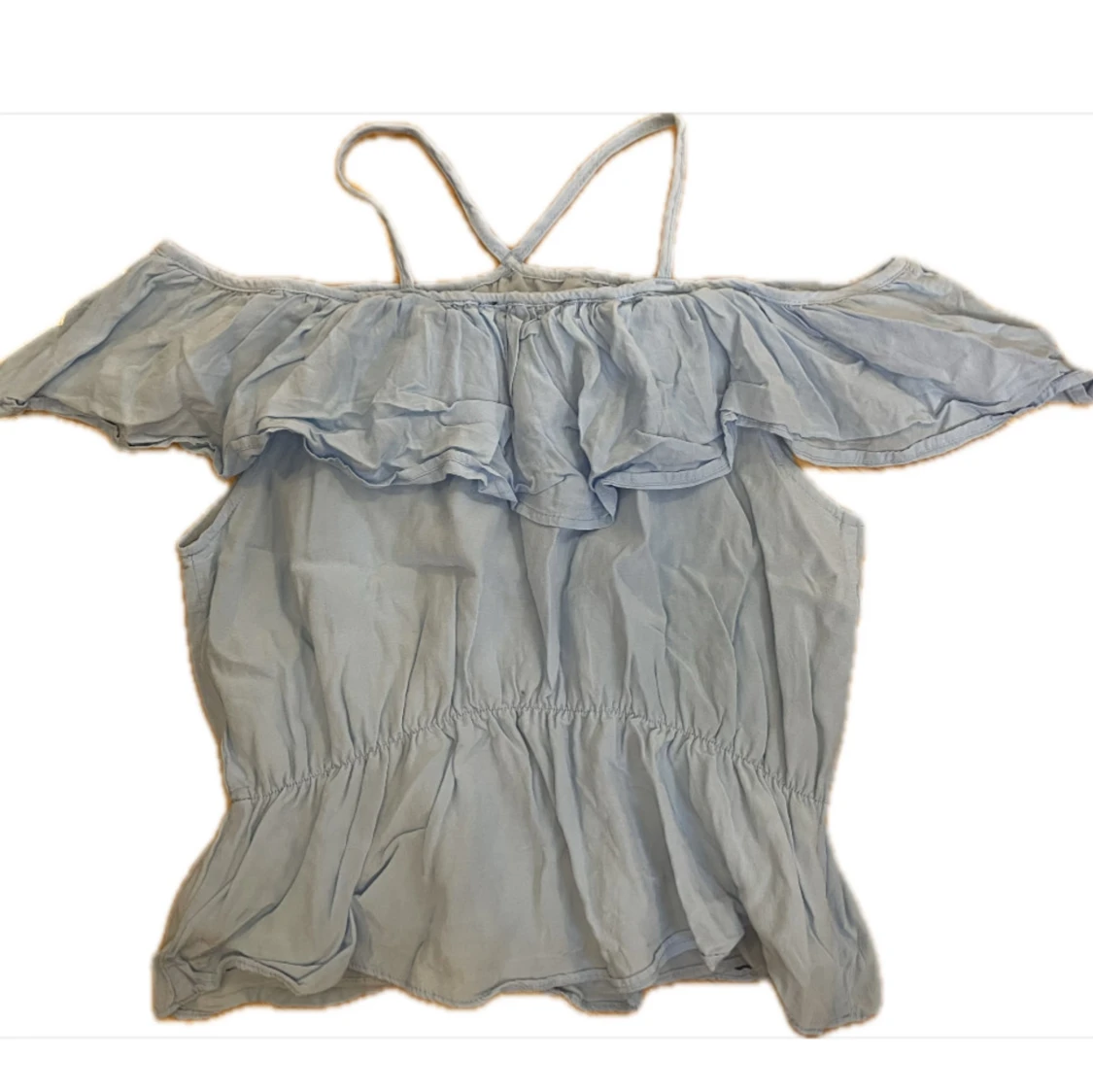 Ljusblå volangtopp Little Remix - 3