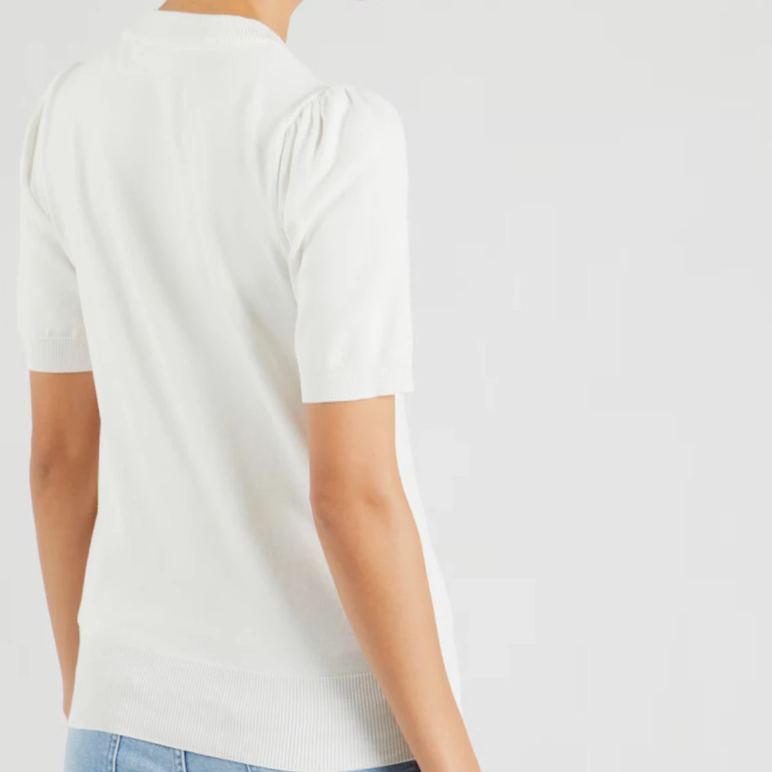 Vit stickad topp från Saint Tropez - 1