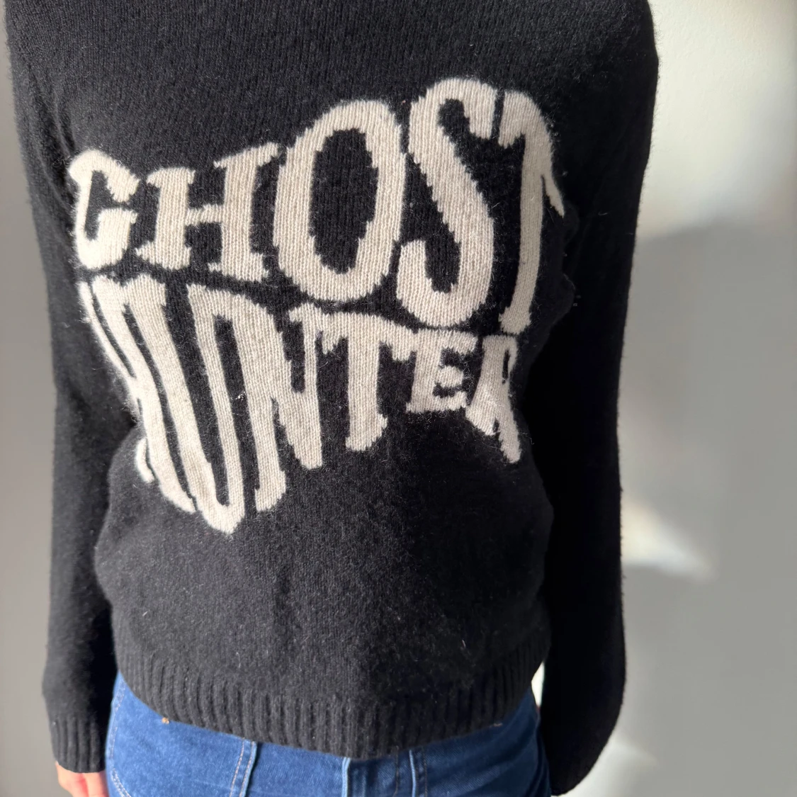 Svart cashmere tröja från from future  - 2