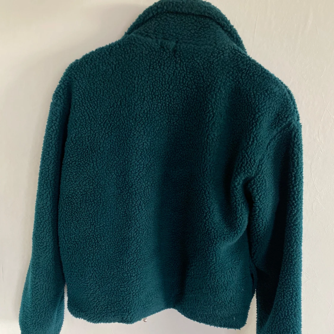 Mörkgrön teddyjacka - 1