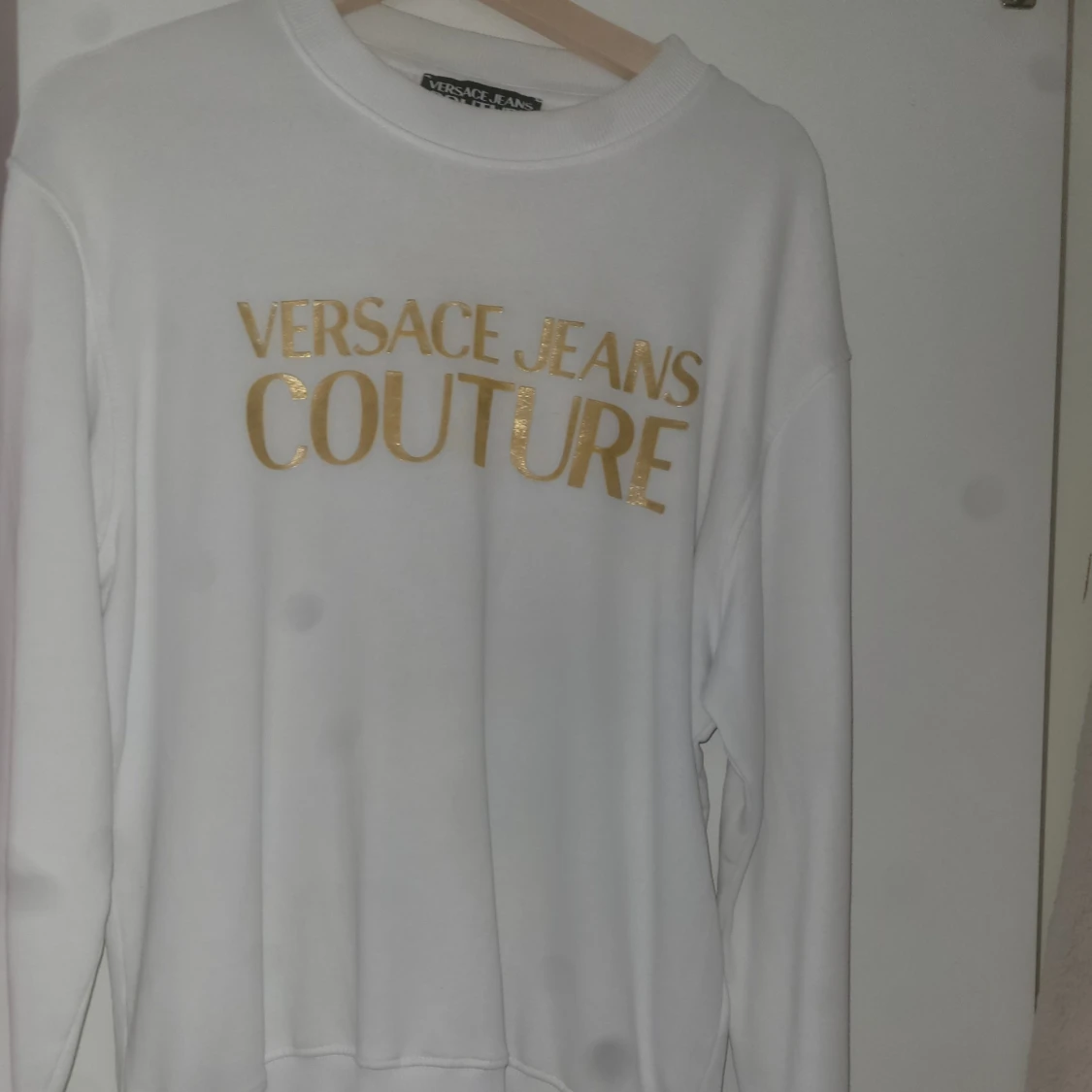 Vit sweatshirt Versace Jeans Couture