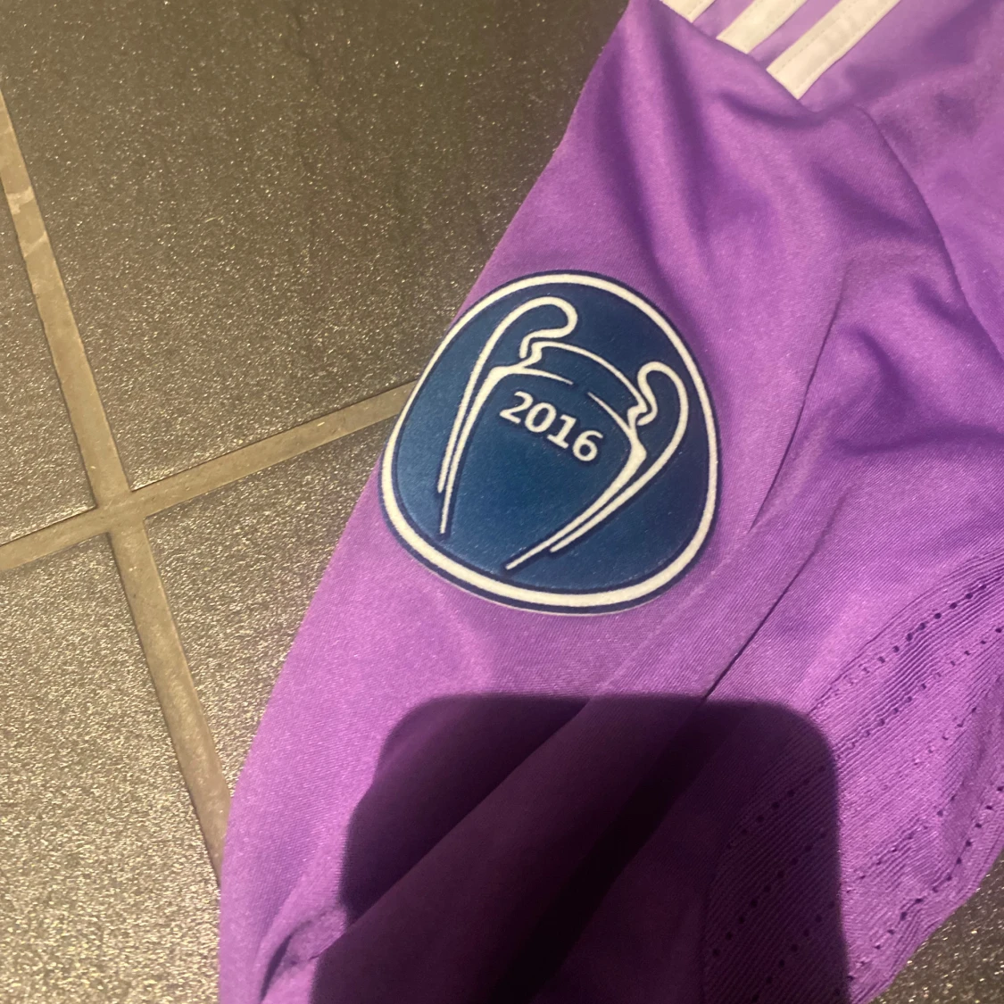 Real Madrid Ronaldo 7 lila långärmad tröja - 3