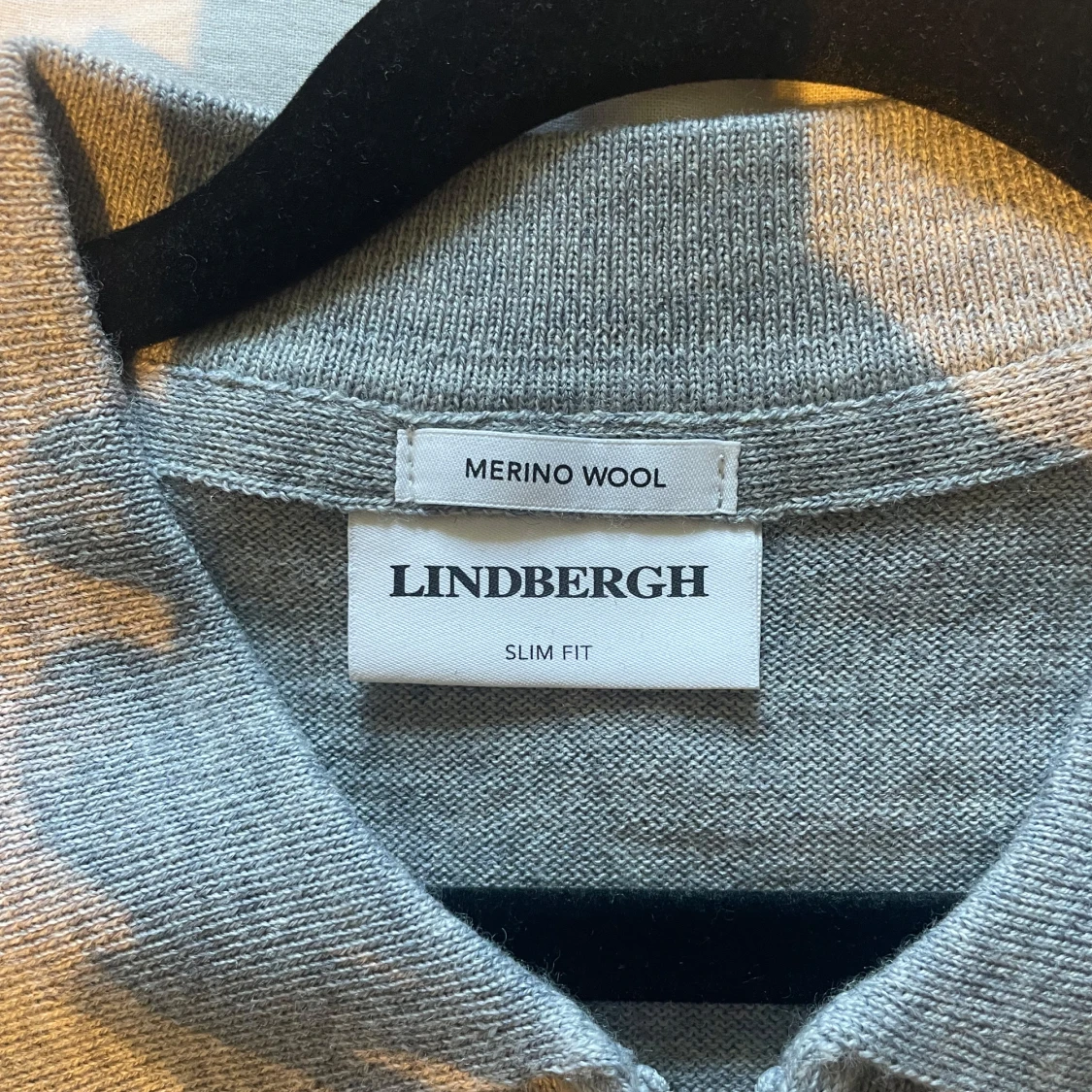 Grå merinoull kofta från Lindbergh - 2