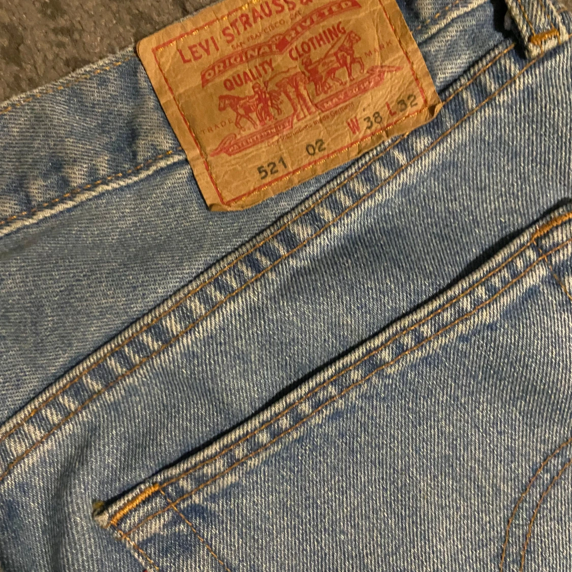Levis 521 jeans i ljusblå  - 3