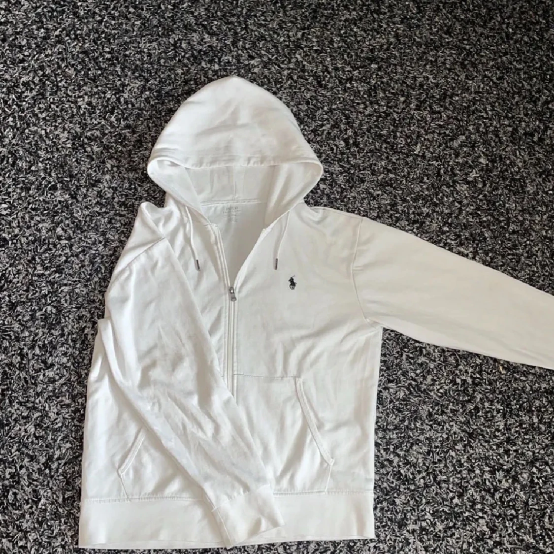 Vit hoodie från Ralph Lauren - 1