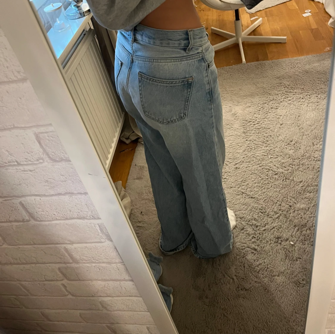 Wide leg jeans från junkyard - 4