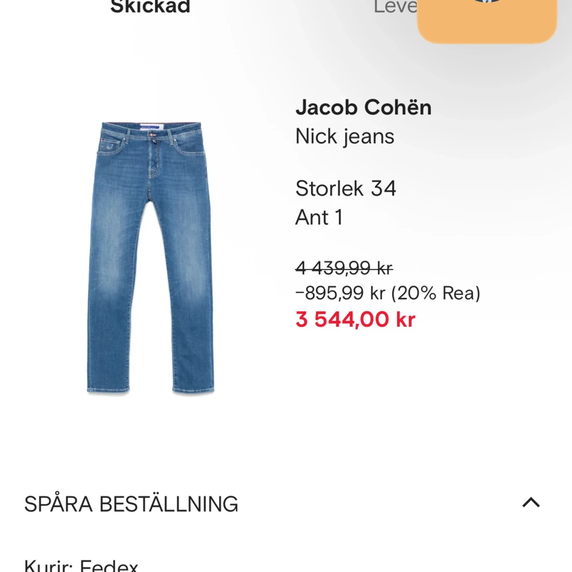Jacob Cohën Nick Slim blå jeans - 4