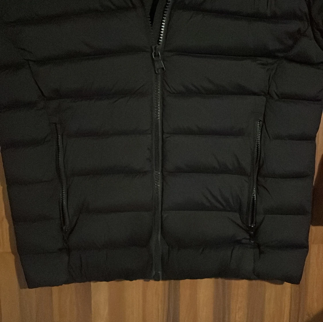 Svart Colmar pufferjacka med huva - 3