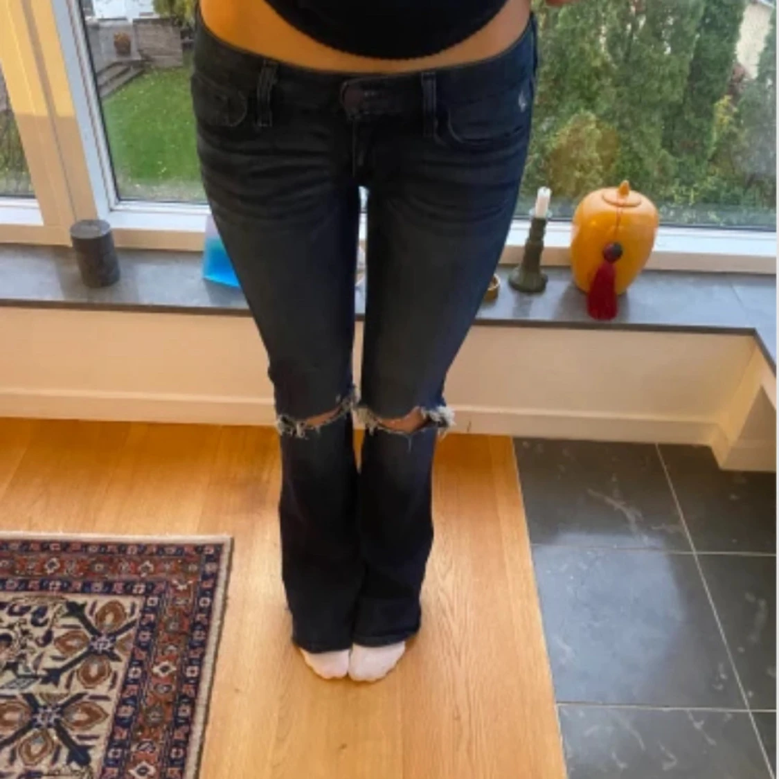Lågmidjade jeans - 2