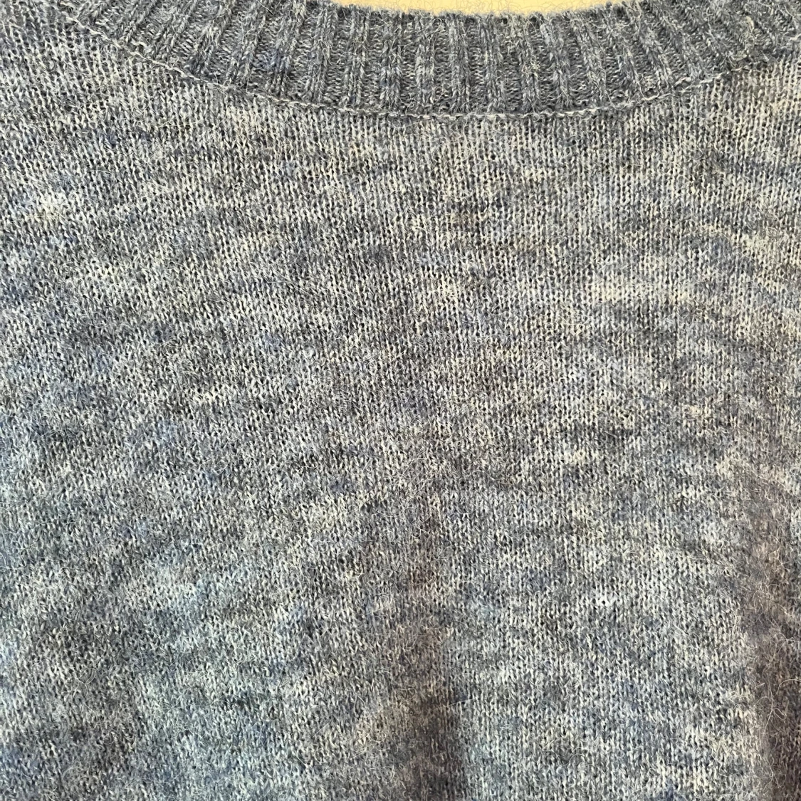 Blå stickad tröja från Cubus - 2