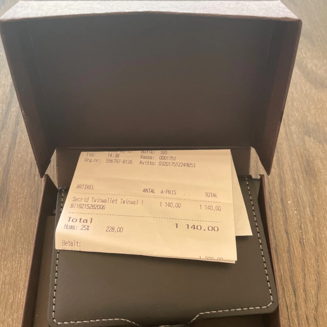 Svart Secrid Twinwallet plånbok - 3