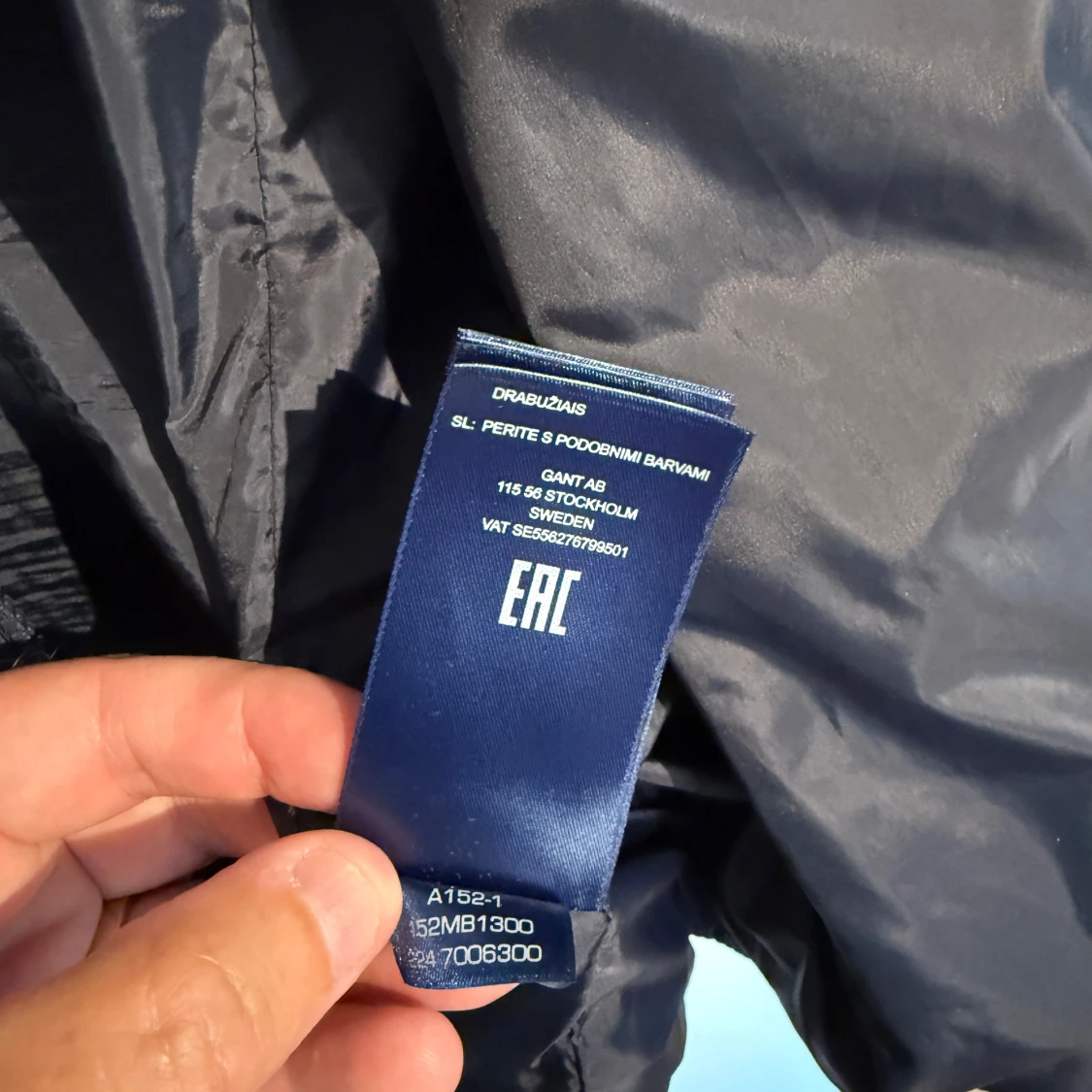 Gant höst/vinterjacka, mörkblå. **kanonskick** - 2