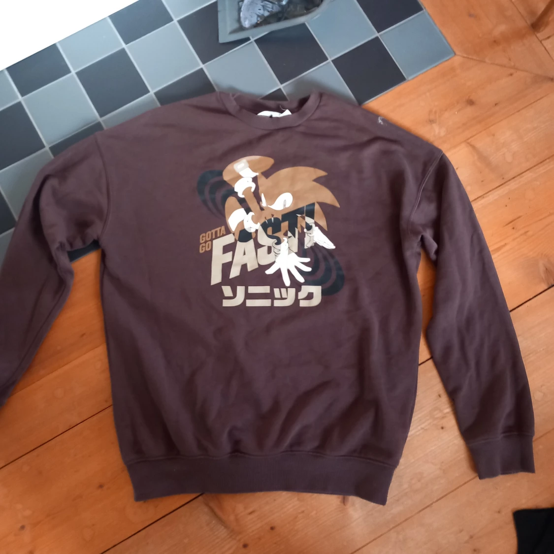 brun sonic tröja - 1