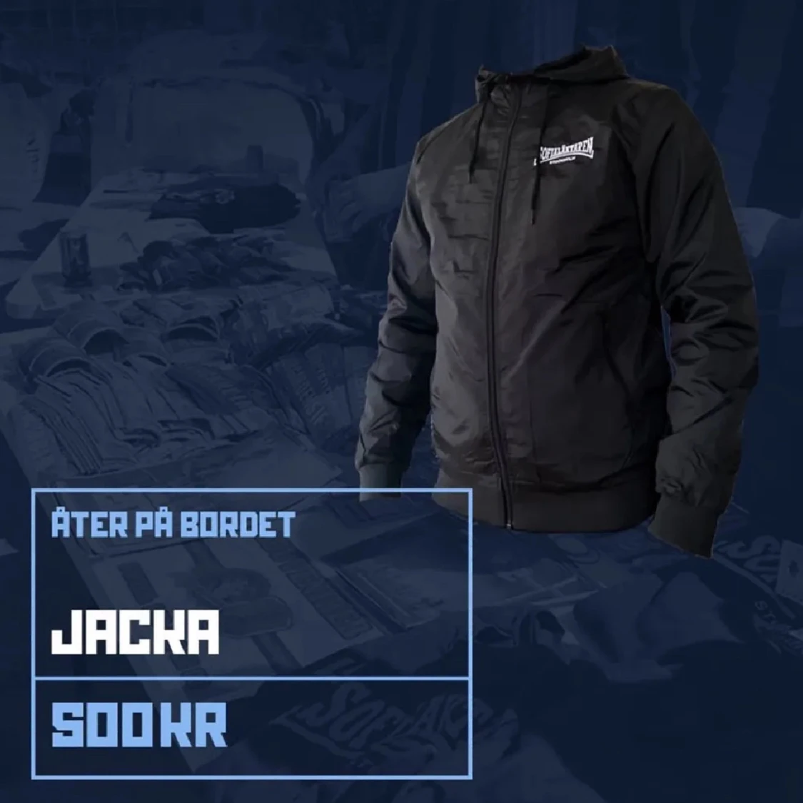 Söker Sofia vindjacka