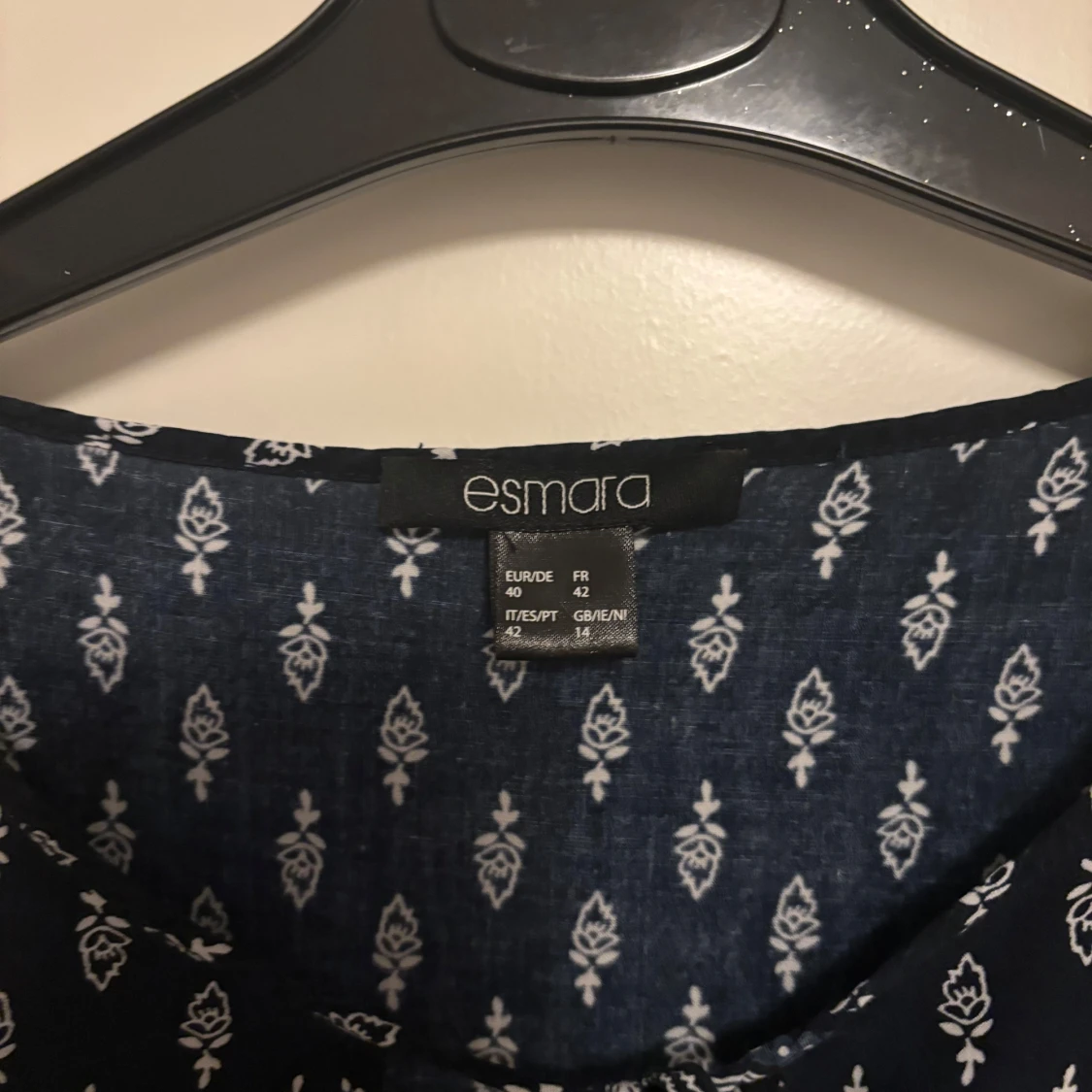 Mönstrad blus från Esmara - 2