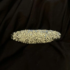 MixClipx - Cornelia  - Silvrigglittrig oval MixClipx🔥✨ (clips på baksidan) ca 10 cm